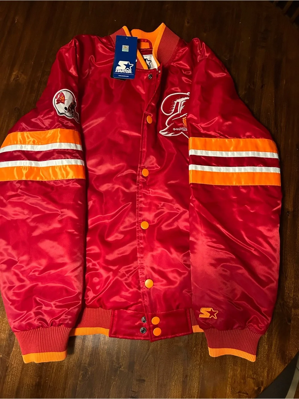 STARTER JACKET Tampa Bay Buccaneers  Throwback Limited Release Vintage Bomber